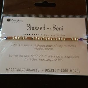 NWOT Morse Code Bracelet